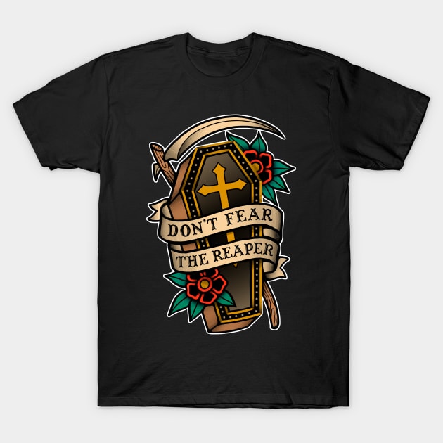 Don't Fear the Reaper T-Shirt by Deniart